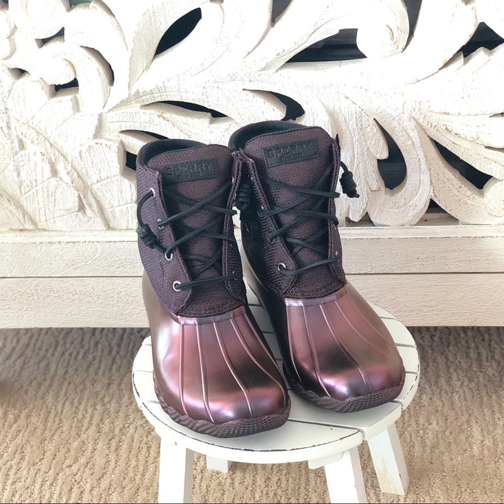 Sperry Top-Sider Metallic Duck Boots - Picture 3 of 6